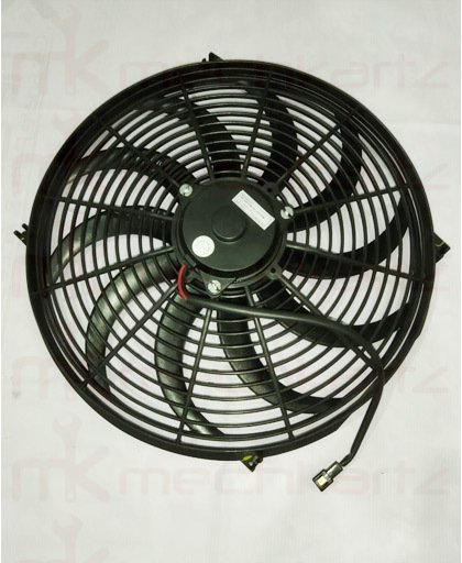 Universal 16 inch 10 Blade Condenser Shroud fan Assy 12 Volt PAE