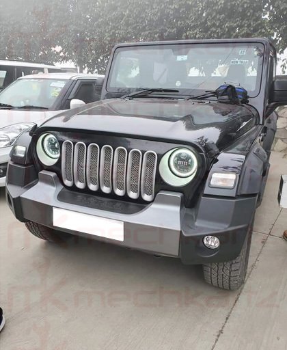 Mahindra Thar 2020 Modified Silver Line Front Grill
