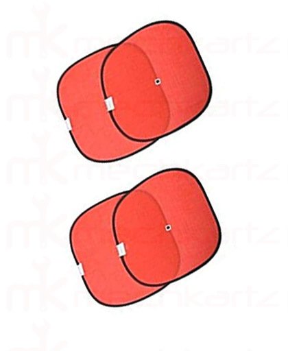 Car window Sunshade/Curtain for all Car Models Red Color