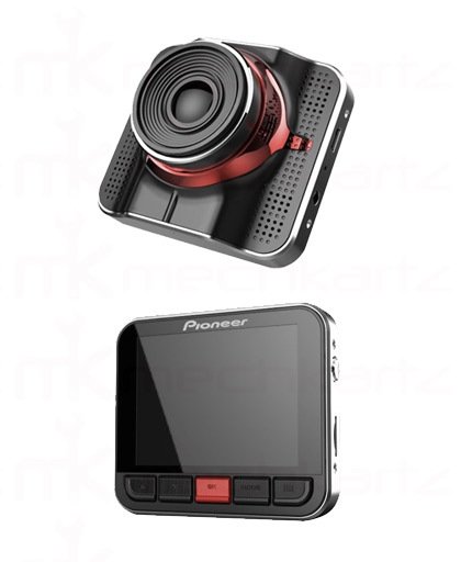 Pioneer VREC-100CH Universal Dash Camera Recorder and 2.7" Monitor for all Car Models