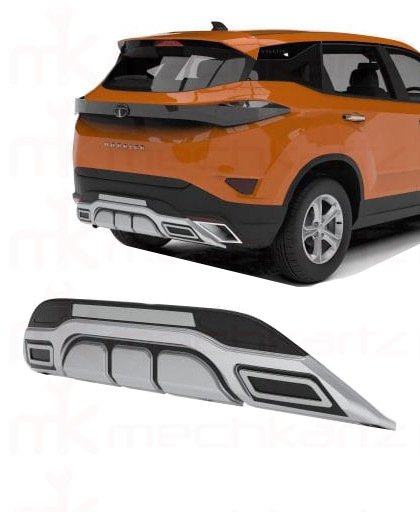 Tata Harrier Rear ABS Diffuser Guard / Bike Protector