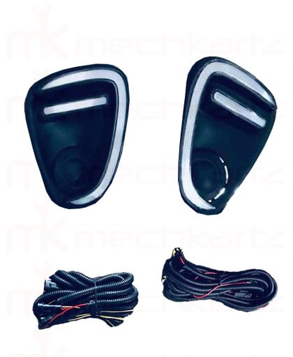 Maruti Suzuki New Baleno Fog Lamp Cover with DRL