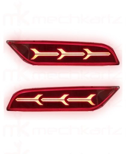 Hyundai Creta Rear Bumper Reflector LED DRL Light cum Parking Light Arrow Type