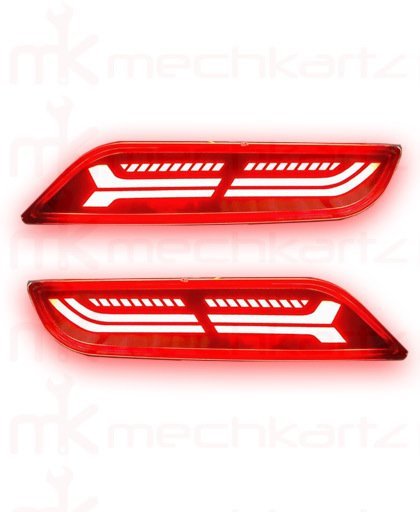 Hyundai Creta Rear Bumper Reflector LED DRL Light cum Parking Light Arrow