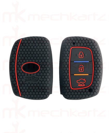 Premium Quality Silicone Key Cover for Hyundai Creta, Elite i20, i20 Active, Xcent, Verna, Elantra, i10 Nios