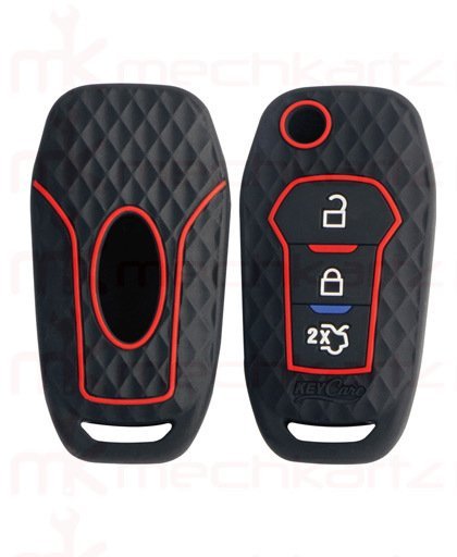 Premium Quality Silicone Key Cover for Ford Aspire, Endeavour, New Figo