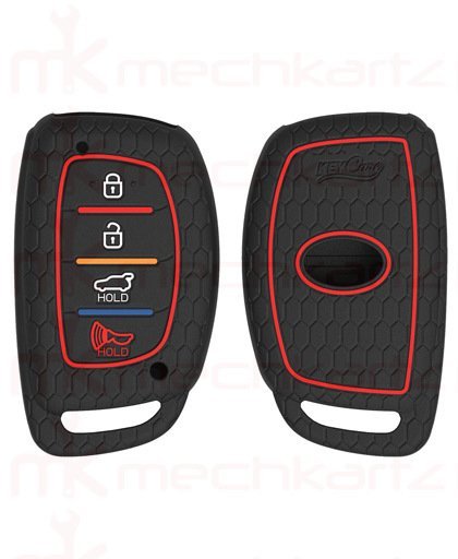 Premium Quality Silicone Key Cover for Hyundai Venue, Elantra 2019 Smart Key