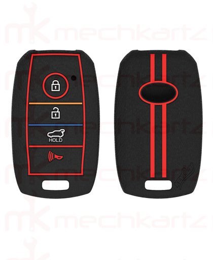 Premium Quality Silicone Key Cover for Kia Seltos 3 Button Smart Key