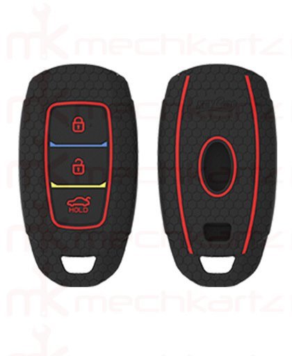 Premium Quality Silicone Key Cover for Hyundai Verna 2018, Kona Smart Key