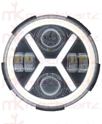 Universal 7 Inch LED X Attraction Headlight Imported