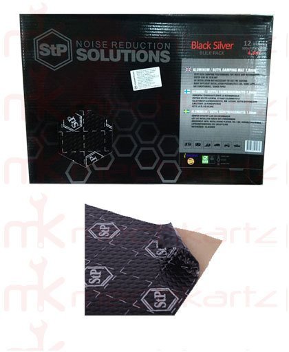 Universal STP Black Silver Vibration Damping Sheet