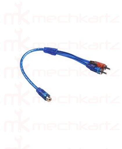 Pure Copper Y Interconnect Cable Nylon Shielded for High Quality Audio Output