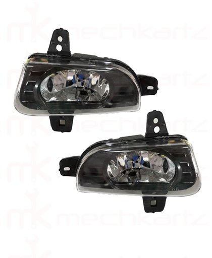 Mahindra Scorpio Classic Clear Glass Fog Lamp Set Without DRL