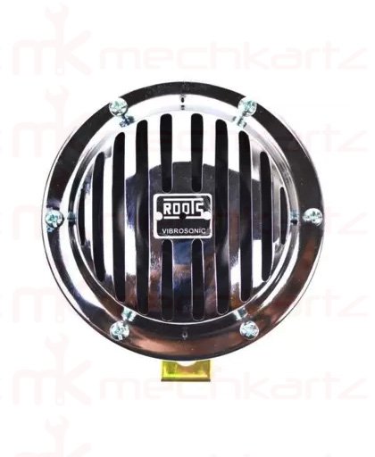 Roots Vibrosonic Universal 12V High Tone Chrome Finish Horn For All Car Models